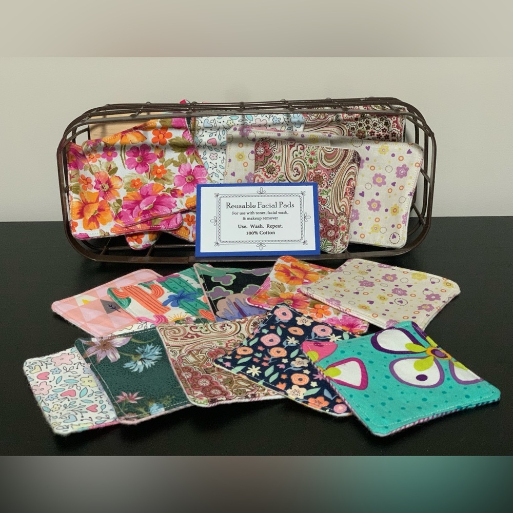 Reusable Facial Pads - 100% cotton